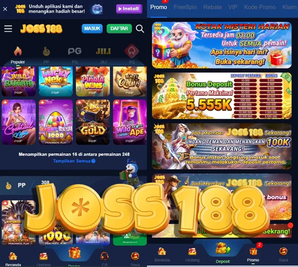 JOSS188 2026 Slot Gacor RTP Tinggi
